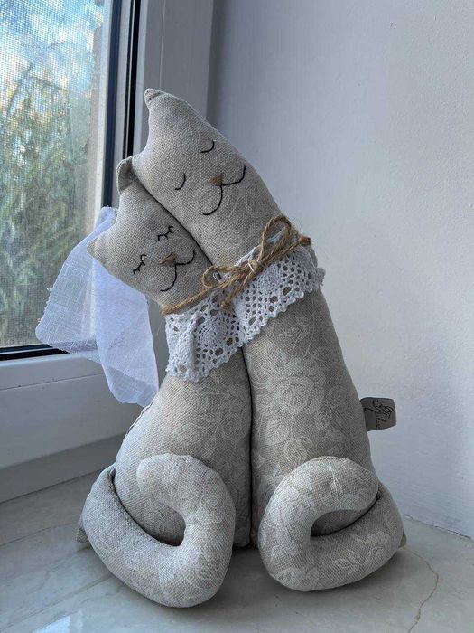 Весільна пара зайчики або котиків, 300 грнза пару