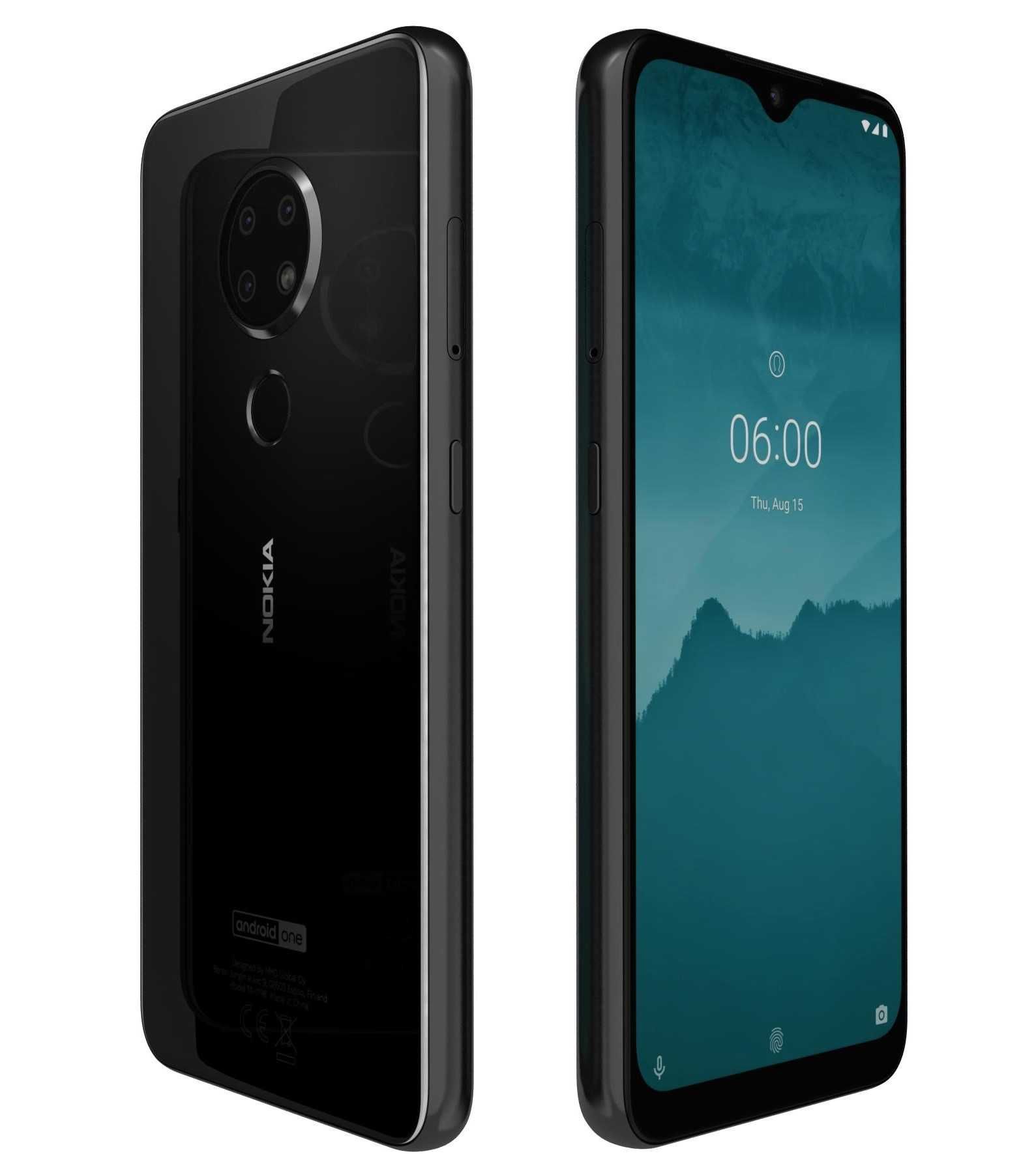 Смартфон Nokia 6.2 4/128GB Black 2SIM 6.3" 16 Мп+8 Мп+5 Мп 3500 мАч