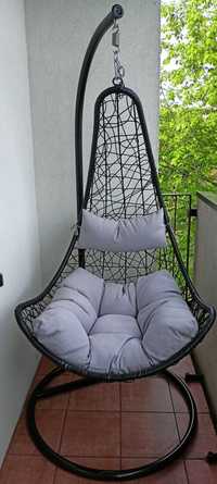 Fotel wiszący ogrodowy balkonowy kokon