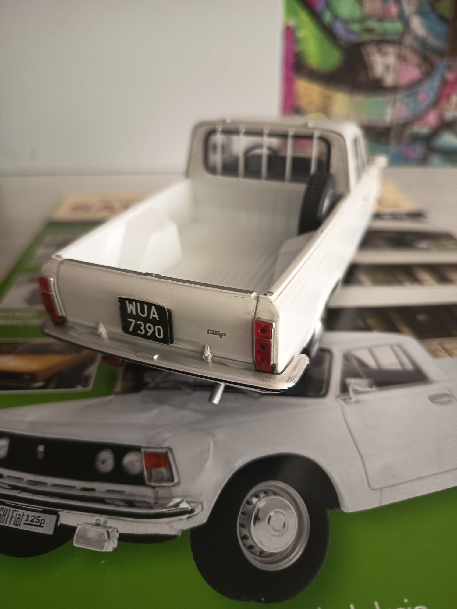 Model Fiat 125p pickap , w skali 1 24