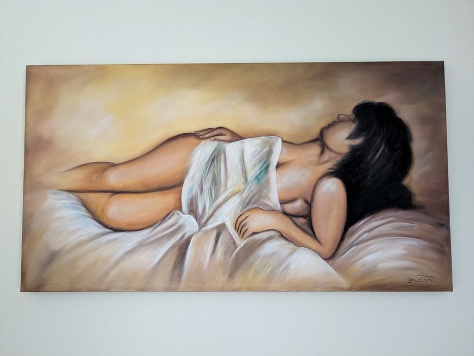 Quadro mulher seminua