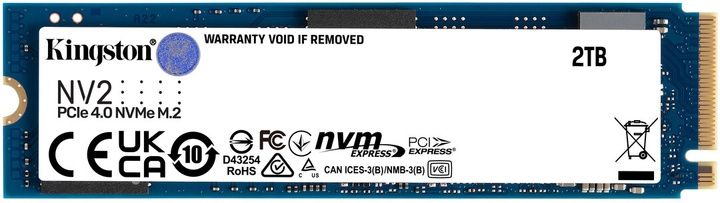 SSD диск Kingston NV2 2TB M.2 2280 NVMe PCIe 4.0 x4