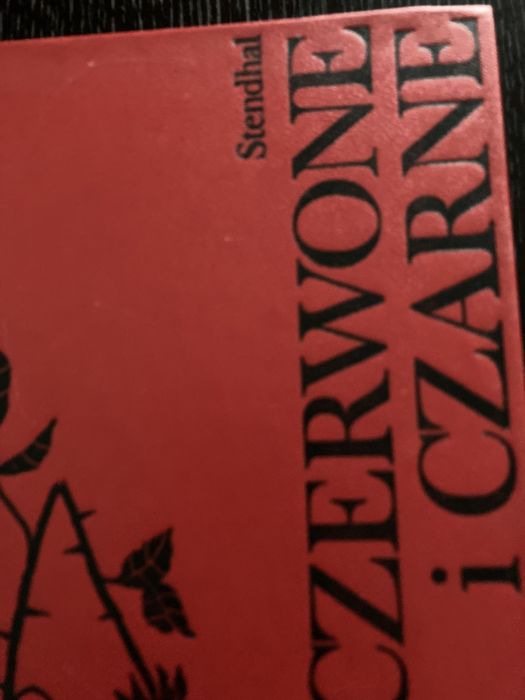 Książka  „Czerwone i Czarne” Stendhall