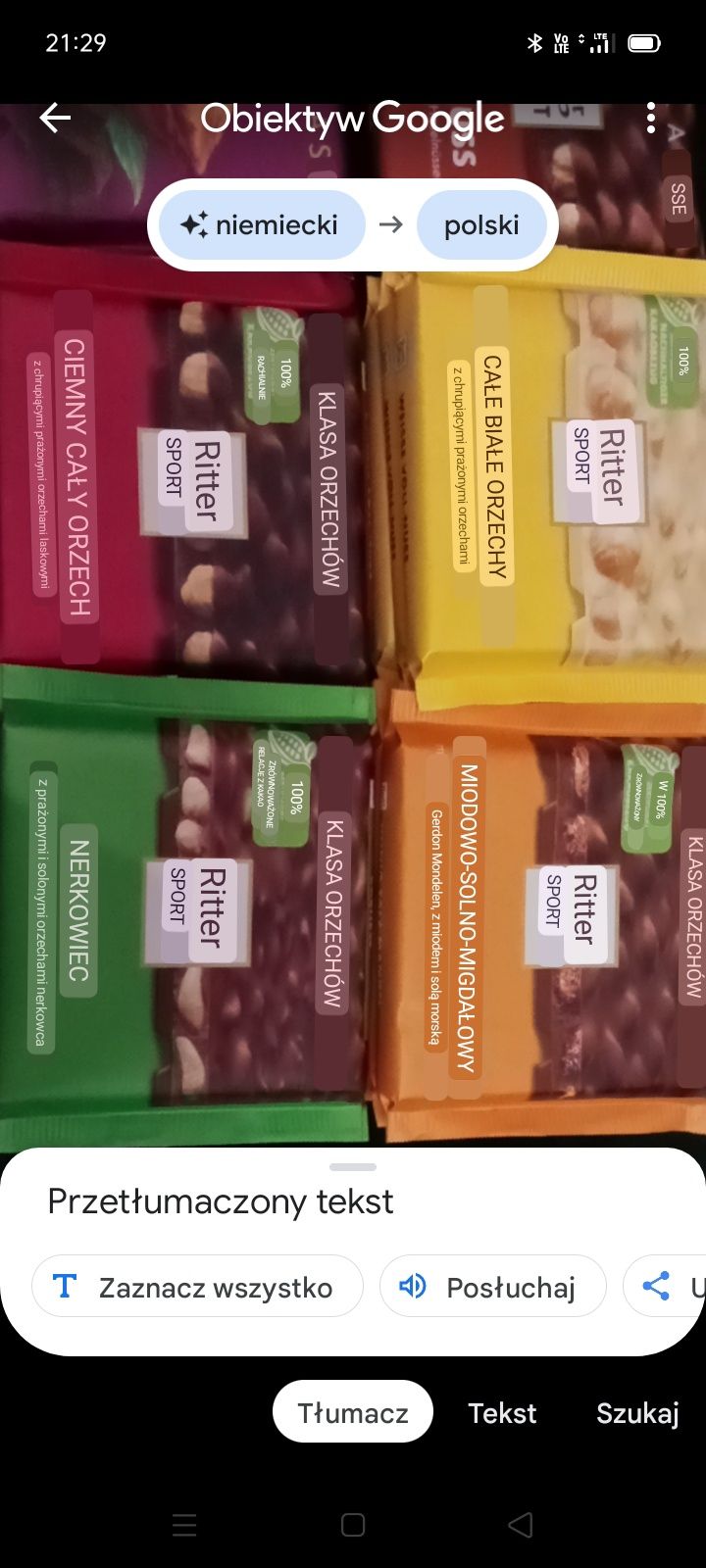 Czekolada Ritter Sport De