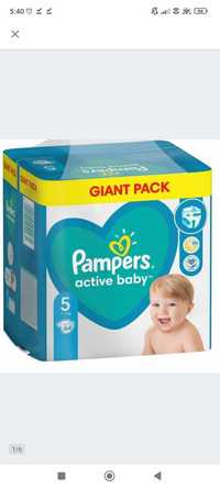 Pampers Pieluchy Active Baby 5 Junior 64 szt.