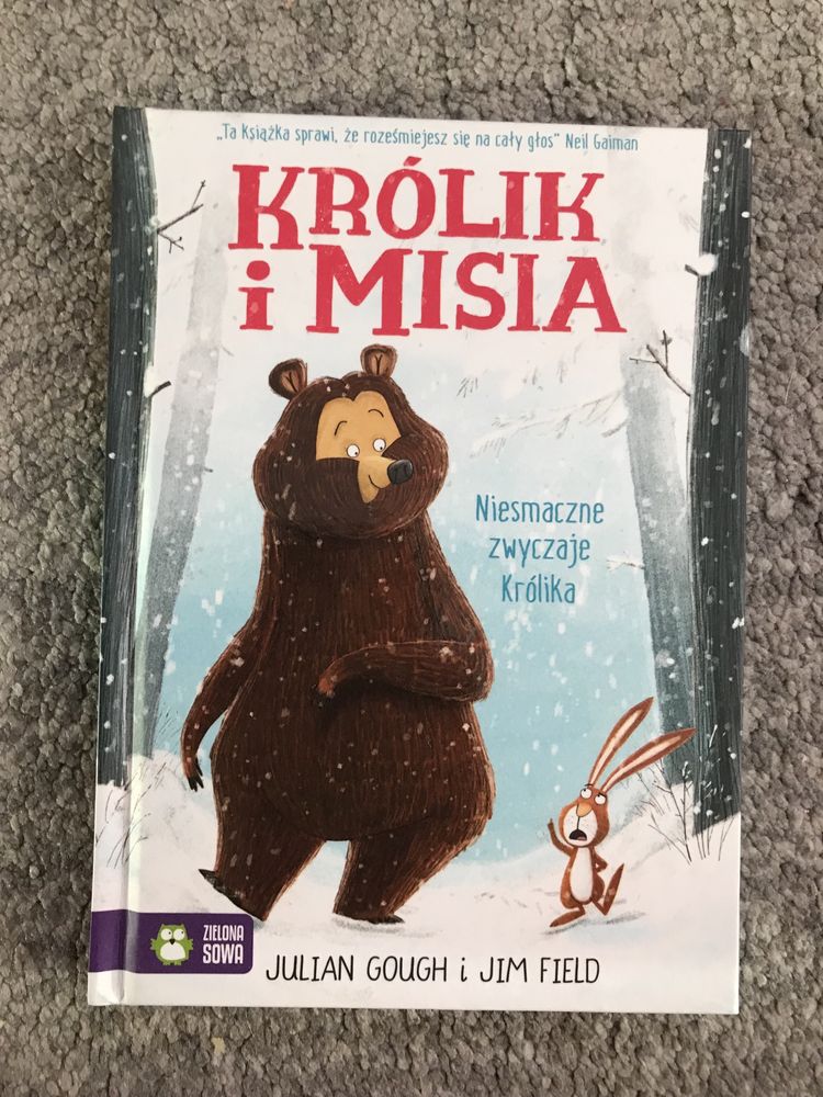 Nowa Książka Królik i Misia. Niesmaczne zwyczaje krolika.