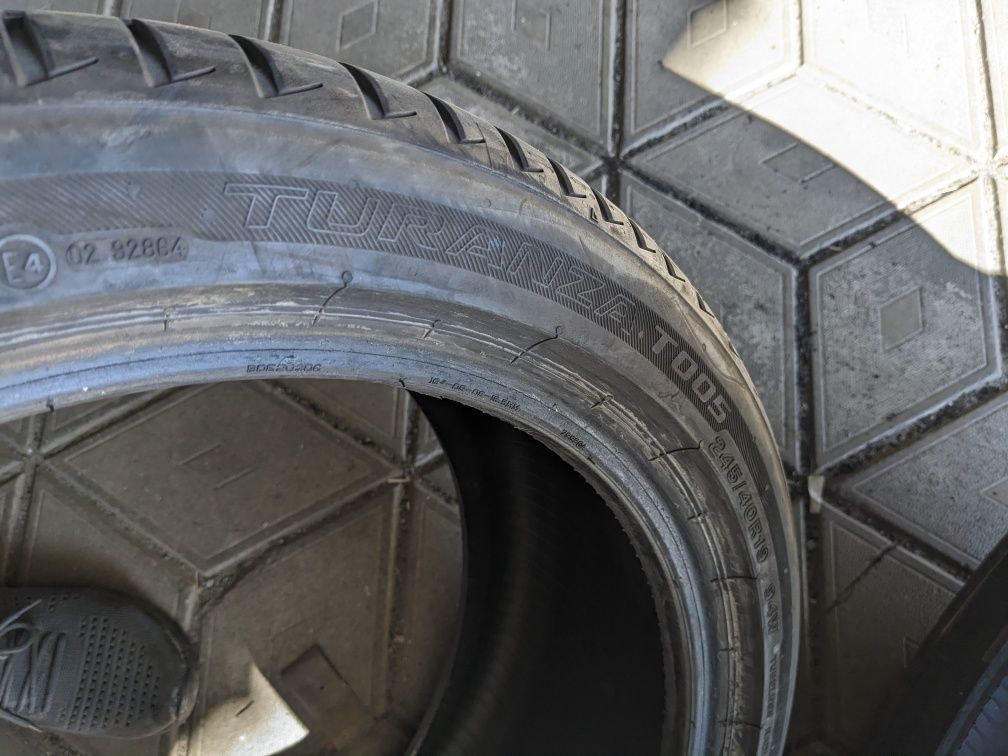 245/40R19 Bridgestone Turanza комплект
