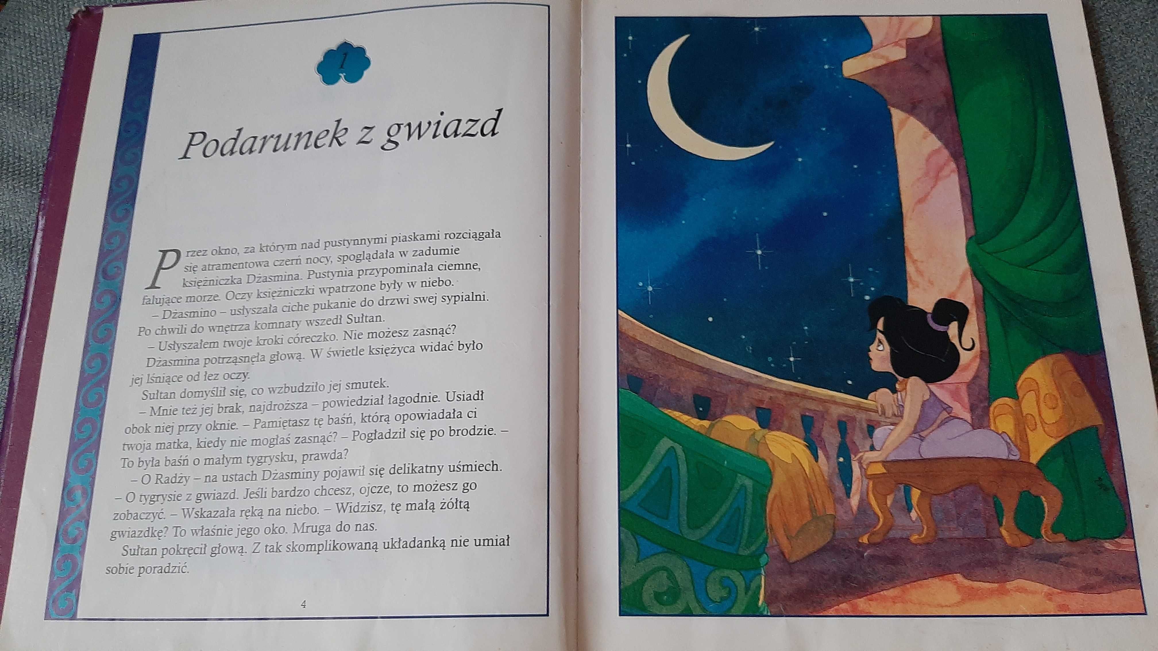 Disney Lampa Aladyna Baśnie z Agrabahu 7 opowieści o Aladynie Dżasmini
