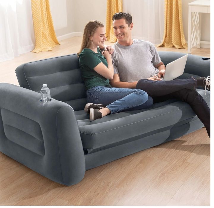 Materac Dmuchany Dwuosobowy Sofa Intex 203x231x66 Intex 66552 MODEL