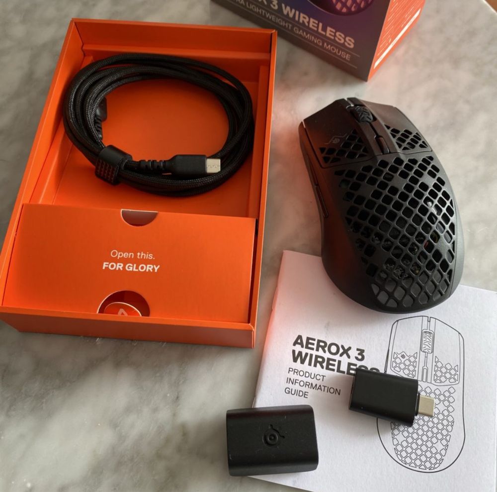 Rato SteelSeries Aerox 3 (2022) Wireless Onyx