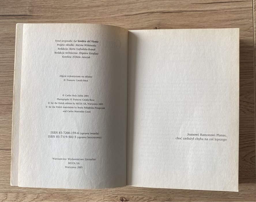 Cień wiatru - C. Ruiz Zafón