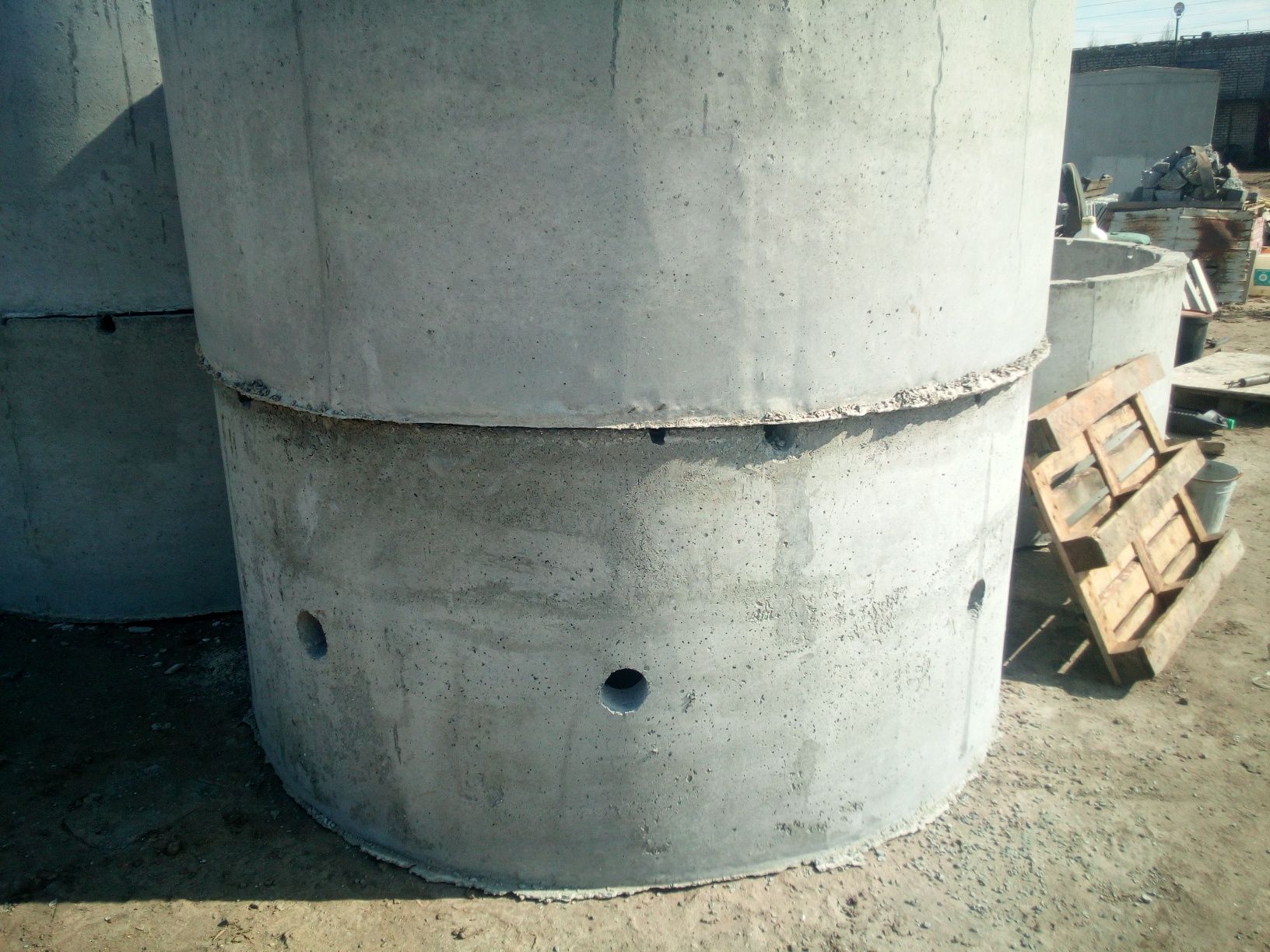 Кольца бетонные изготовление доставка установка