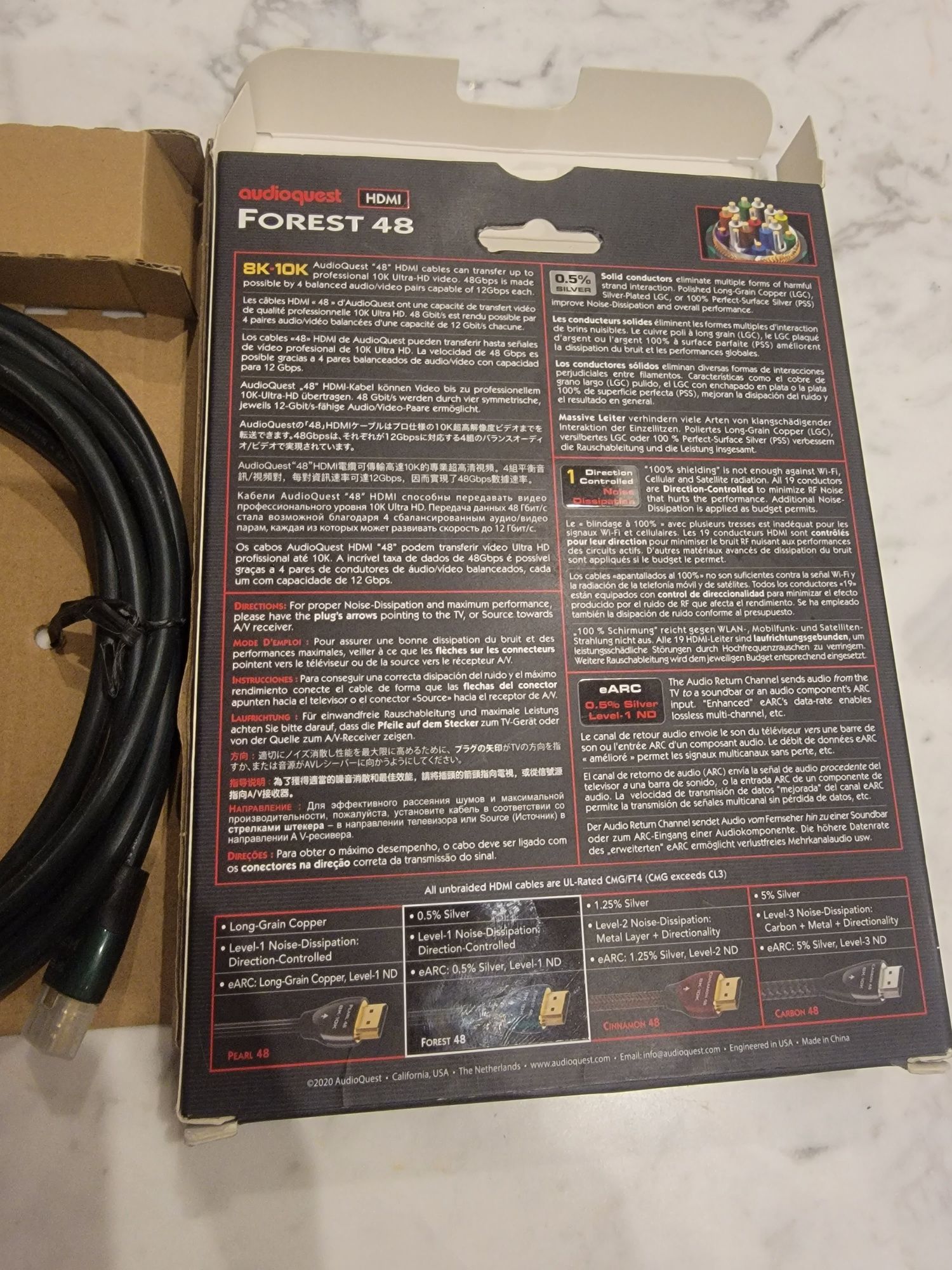 Кабель AudioQuest Forest 48G HDMI 3m