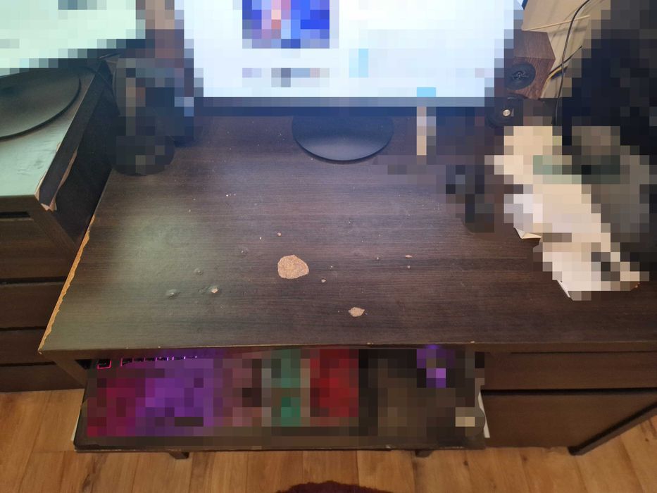 Zestaw mebli, meblościanka, szafa, komoda, biurko