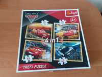 Trefl puzzle McQueen 4w1 kompletne