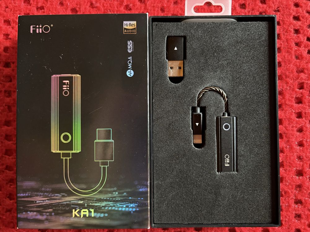 ЦАП / Підсилювач для навушників FIIO KA1 LT (Lightning) Black