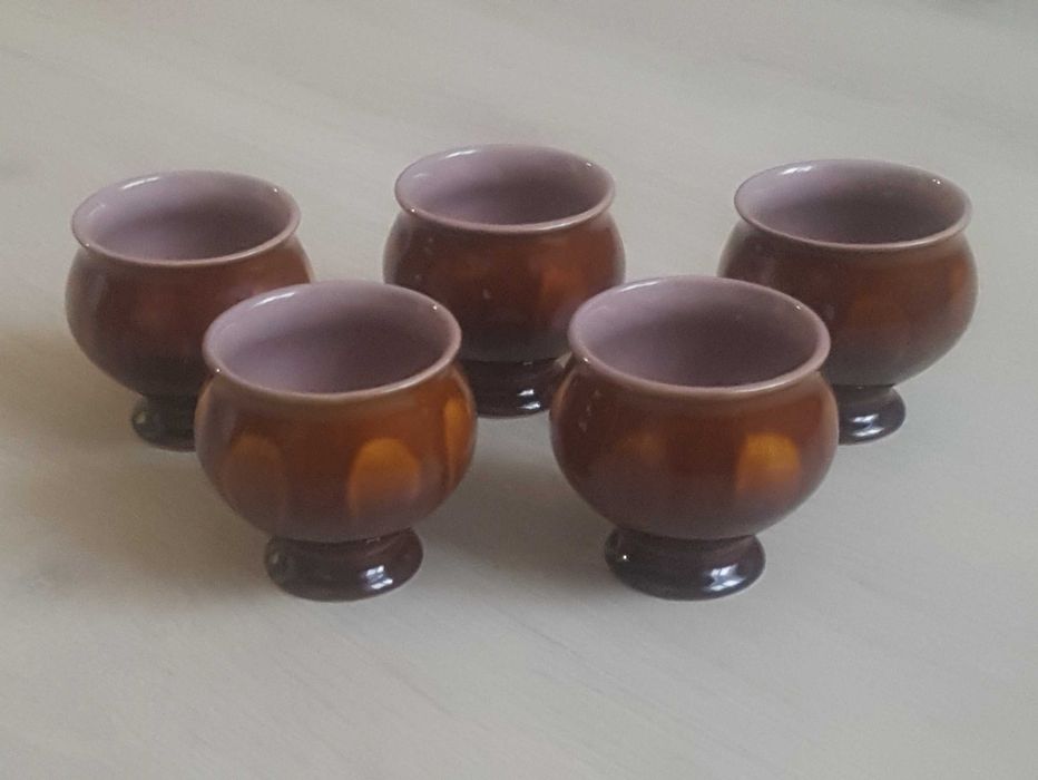 Керамические фужеры (бокалы) времен СССР (набор)
