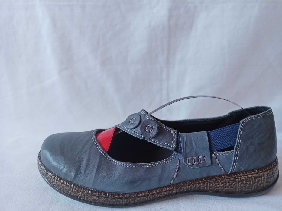 Loretta półbuty roz. 41 - dł. wkł.26,4 cm- skóra- super stan.