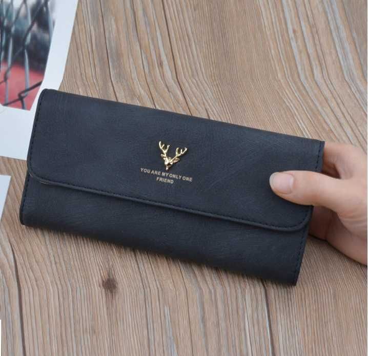 Женский классический кошелек портмоне жіночий гаманець клатч экокожа