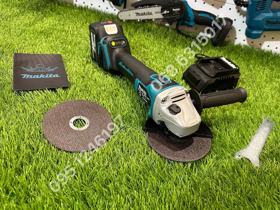 Болгарка аккумуляторная Makita DGA504 безщеточная мощная 1 АКБ 36V 8Ah