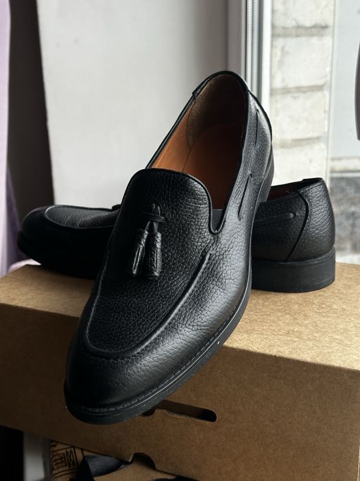 Чорні чоловічі лофери весільні туфлі 43 розміру