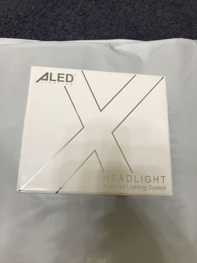 LED лампа ALED X H4. 5000k 5000lm для линз 2 шт
