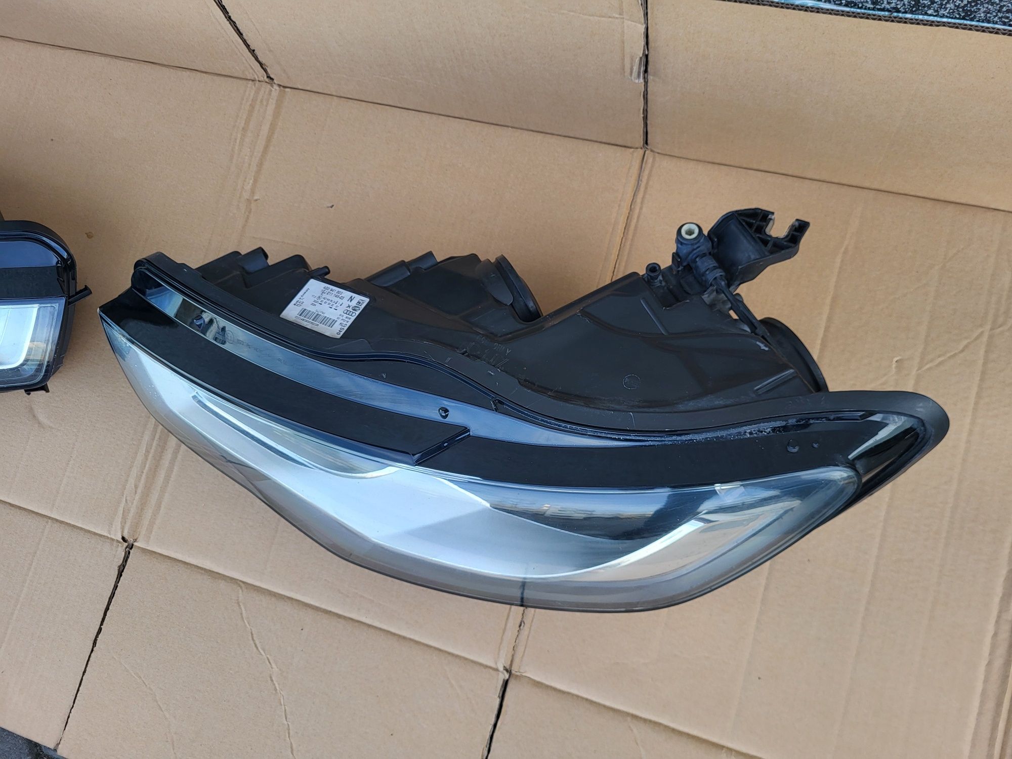 audi a6 c7 lampa przod uk lampy anglik