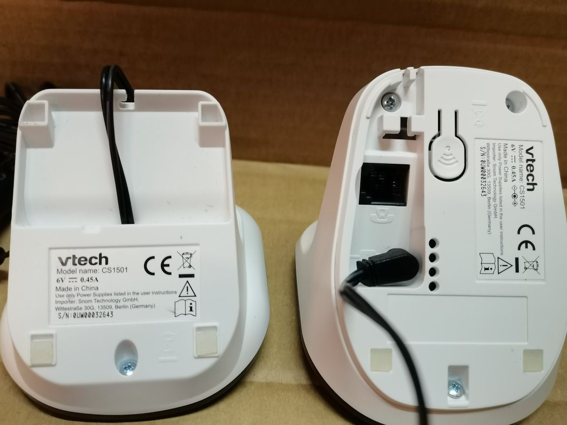 VTech CS1501 Telefon bezprzewodowy Dom Duo, DECT