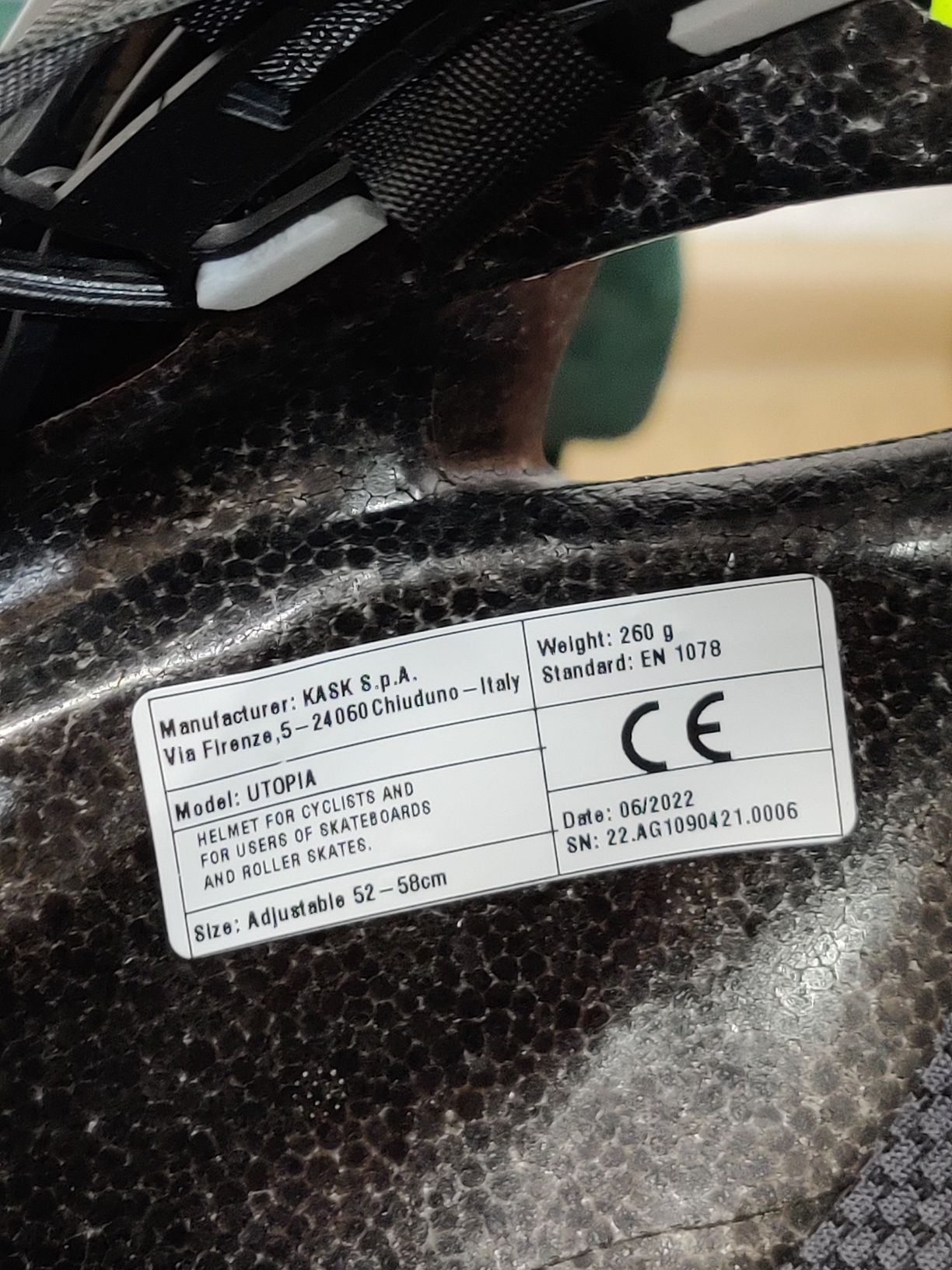 Kask rowerowy KASK utopia M oryginał nowy aero