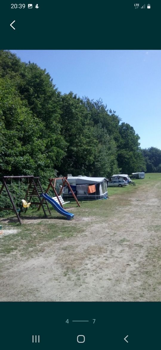 Pole namiotowe 100m od Morza Jastrzębia Góra tanio