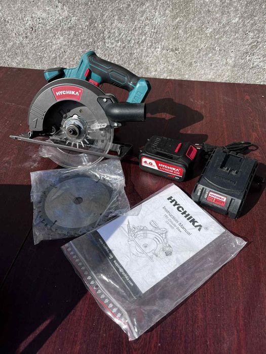 Nowa pilarka tarczowa HYCHIKA 1300W 185mm + prowadnica, tarcza 24T