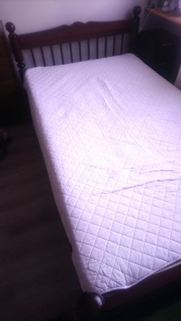 Łóżko sypialniane dwuosobowe +materac
