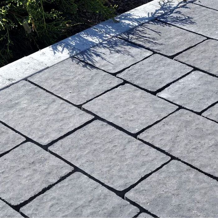 Kostka brukowa Polbruk Trento 6 cm gładka grafit