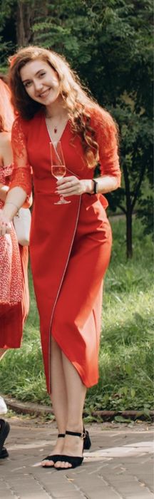 Сукня вечірня, червона, нарядка