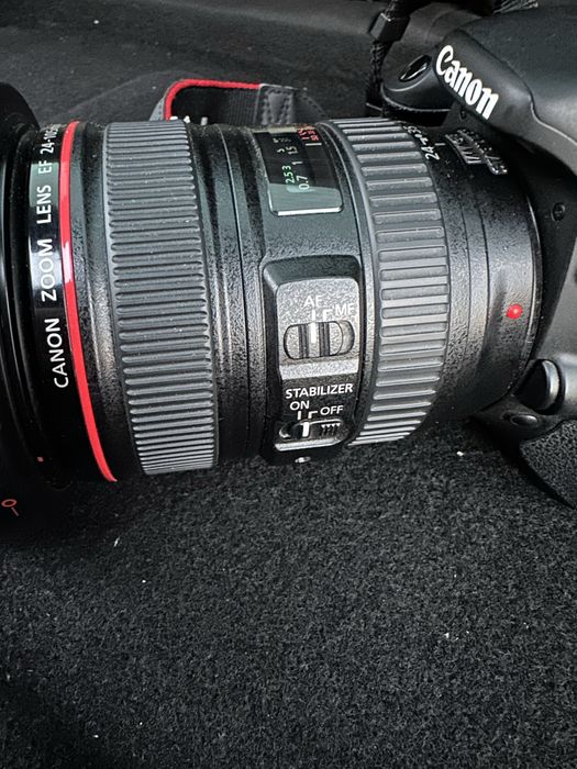 Фотоапарат Canon 600D + обʼєктив canon EF 24-105 f/4L USM