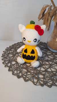 Hello Kitty Helloween na szydełku amigurumi handmade