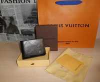 Louis Vuitton portmonetka portfel męski skóra, na prezent 60256