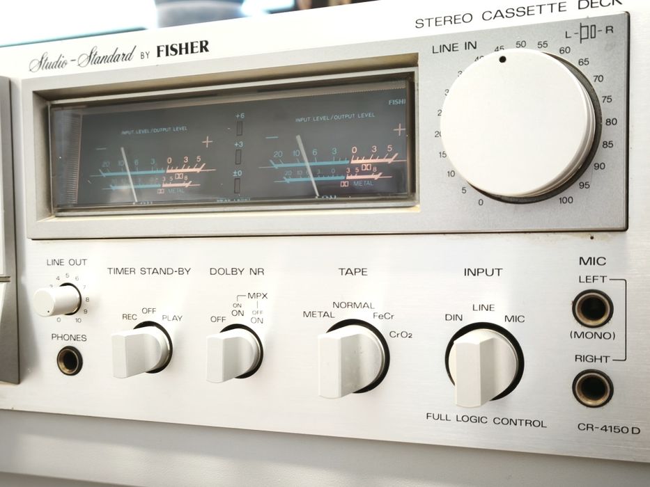 Касетна дека Fisher CR-4150 ! Direct Drive ! Відмінний стан ! Японія!