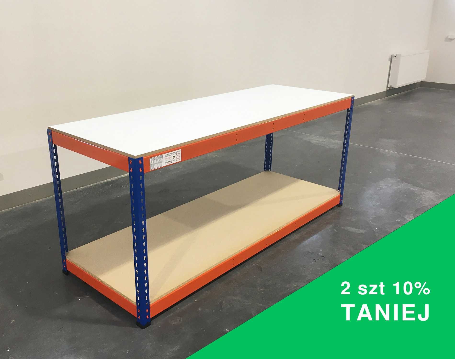 10% TANIEJ 2 Stoły Robocze Warsztatowe MOCNE biurka szafa uzywany