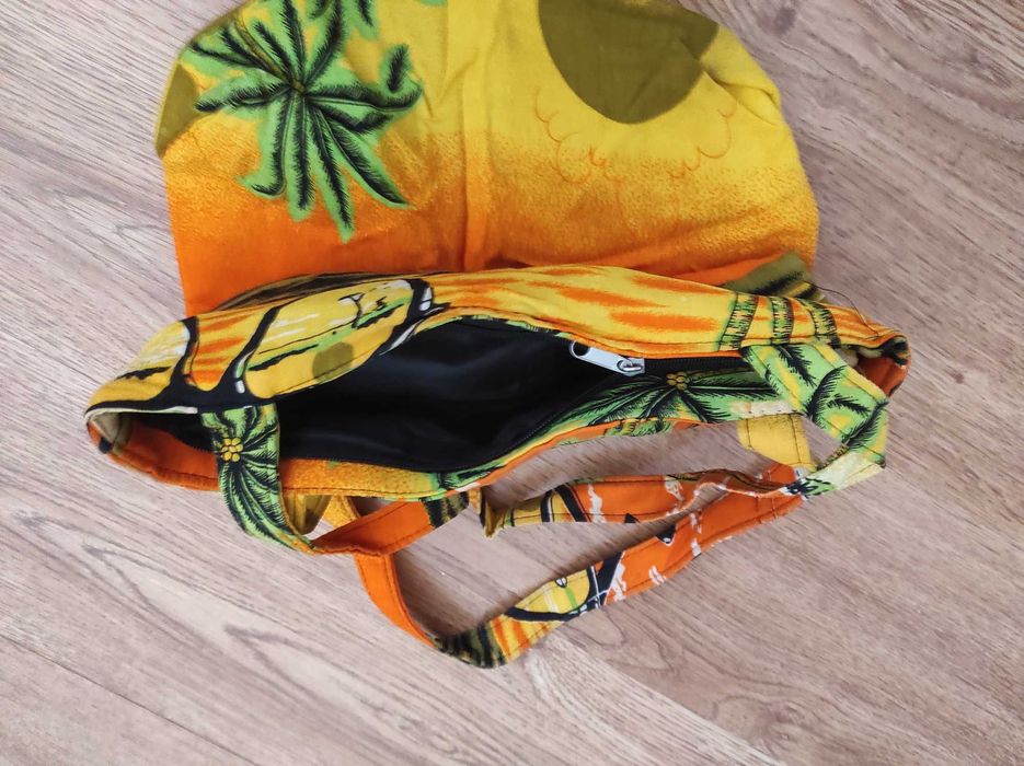 Sacos de Verão em pano e rafia