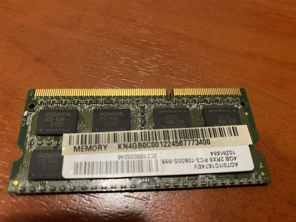 Оперативна памʼять Adata ddr3