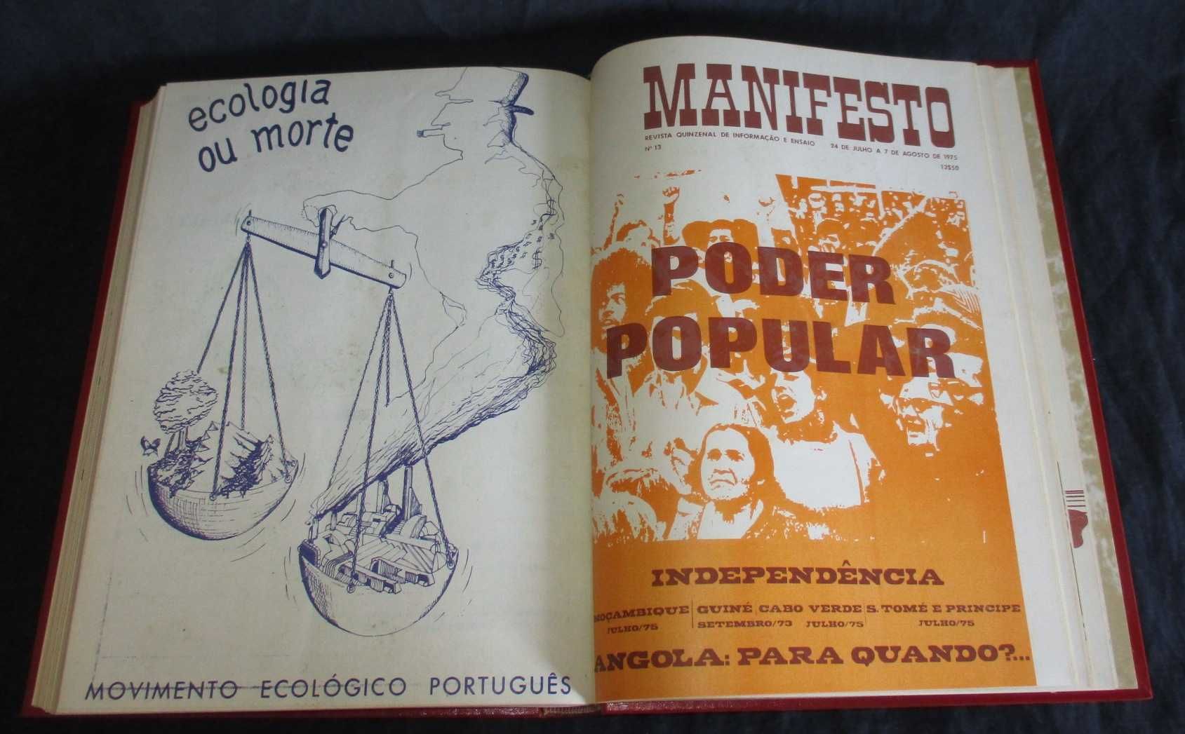 Manifesto Revista de Informação e Ensaio 1974 nº 1 a 13