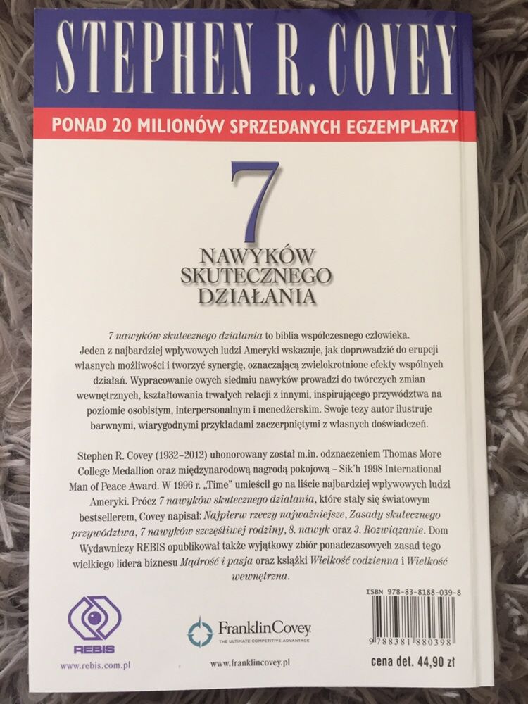 Nowa 7 nawyków skutecznego działania Stephen R.Covey