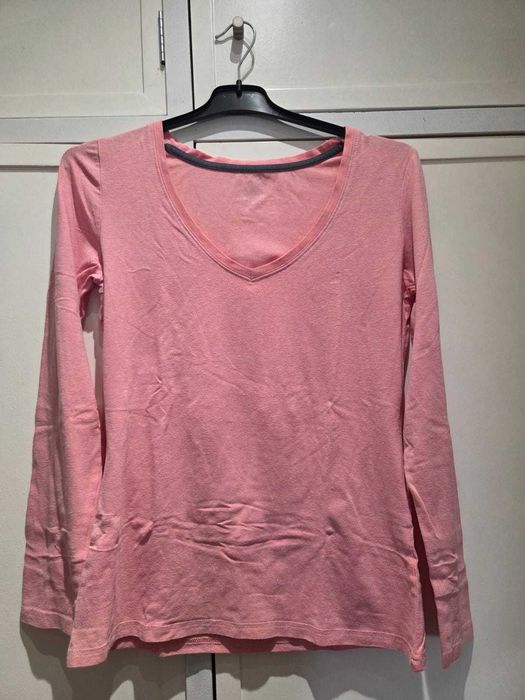 Camisola de Manga Comprida Rosa — Tamanho M