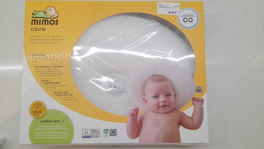 MIMOS almofada S plagiocefalia e fronha/funda
