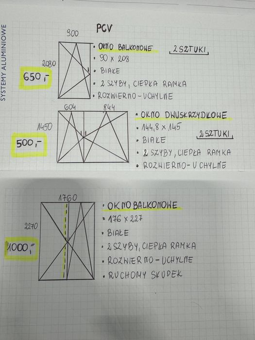 Okna PCV od ręki !!! Reda