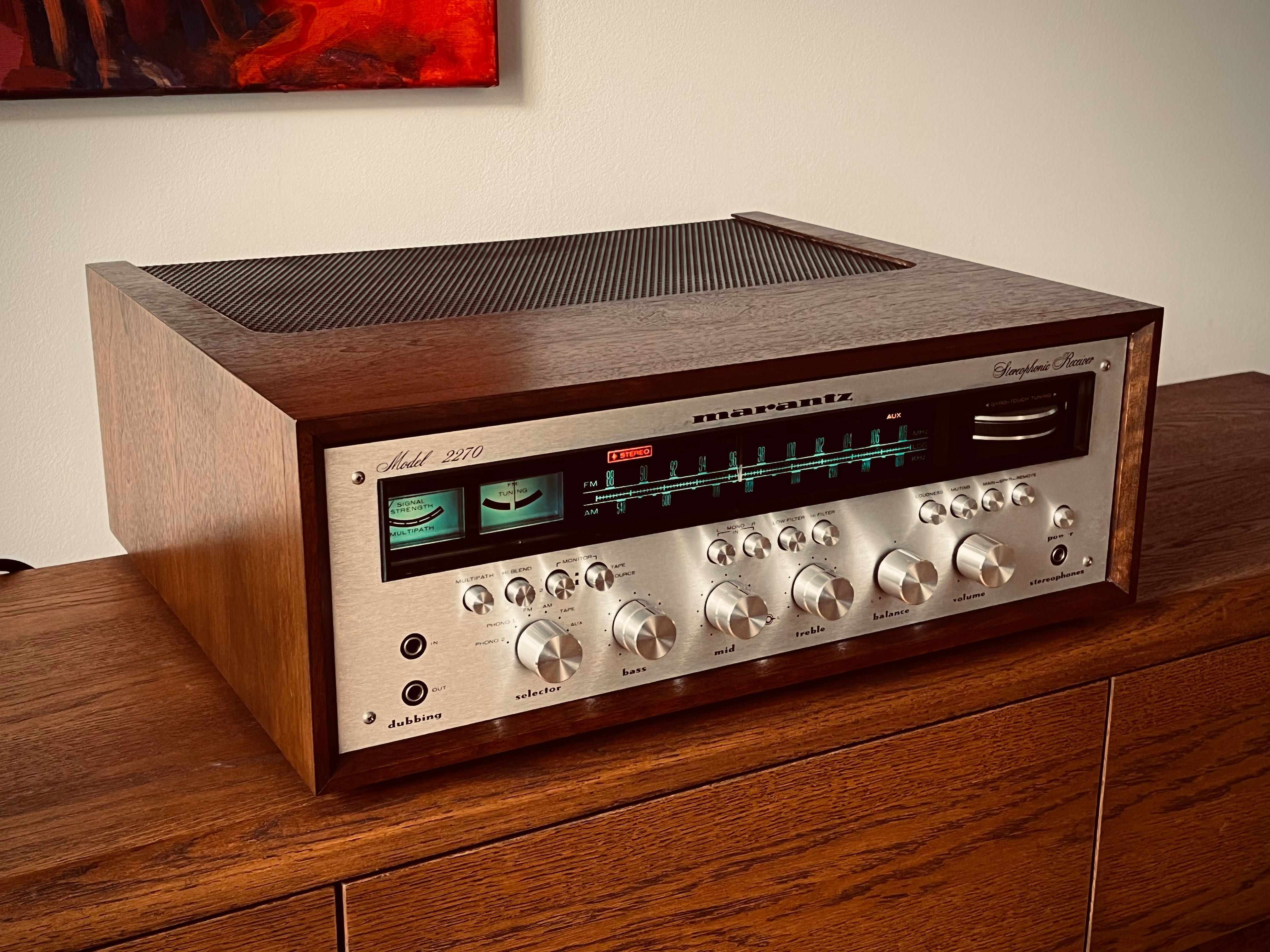 Amplituner Marantz 2270 Oryginał 1974r. "Lampowy" Tranzystor!