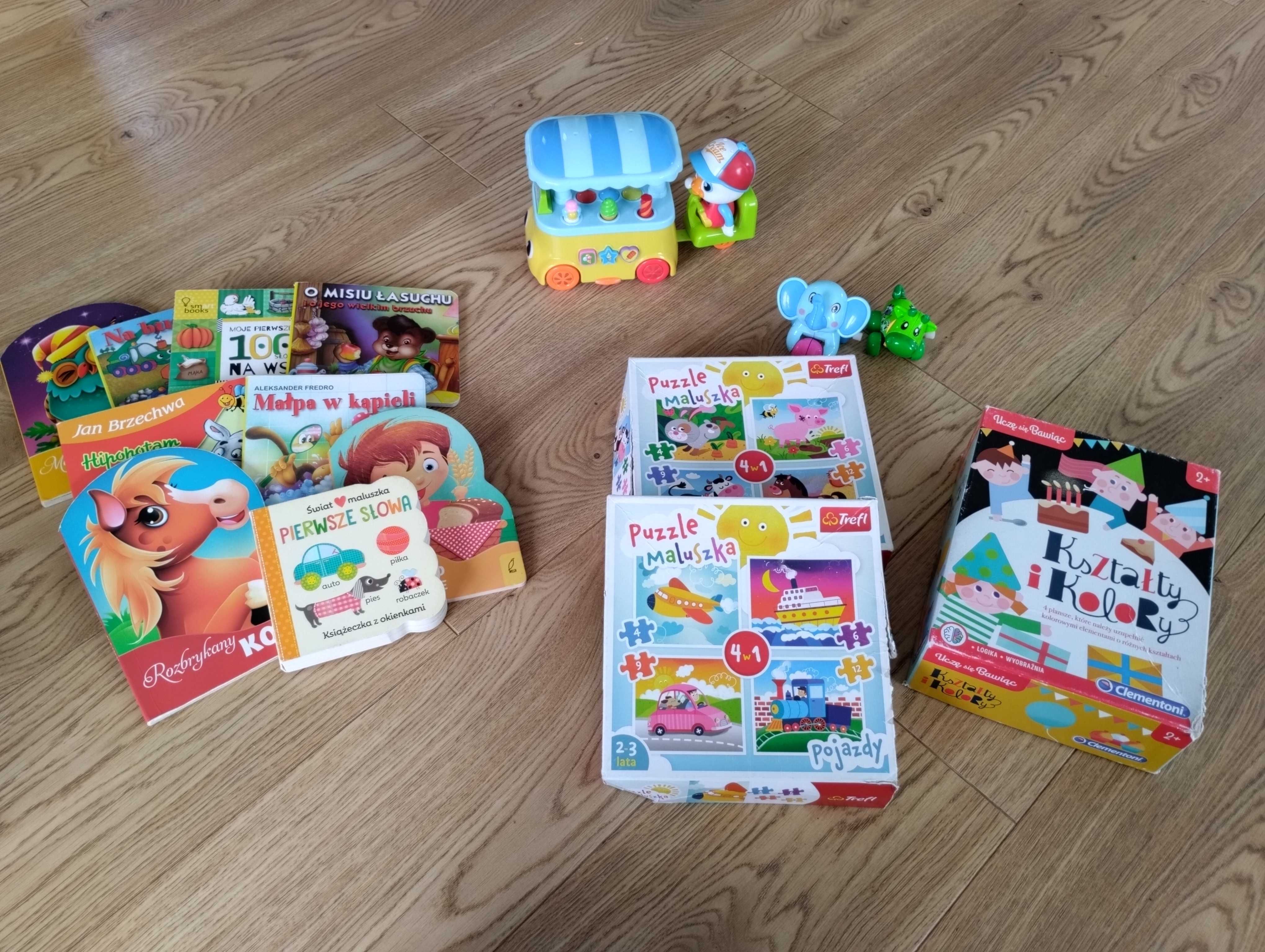 Lodziarnia, książeczki, puzzle