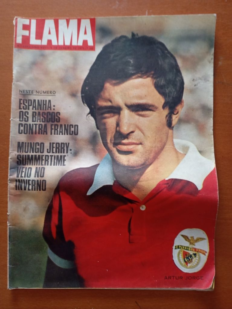 Revistas anos 70, desportivas.