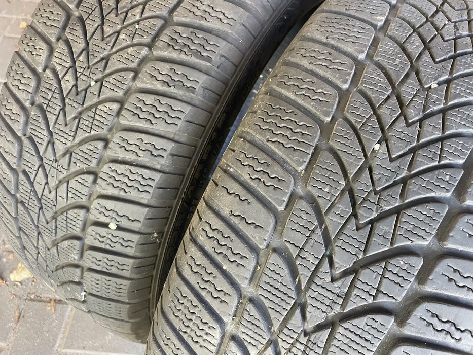 Komplet zimowek dwie szerokosci opon